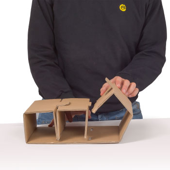 Falteinlage Flaschenkarton