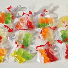 Abgepackte Gummibären