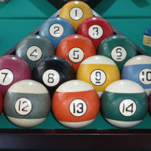 Billiardkugeln Hyatt