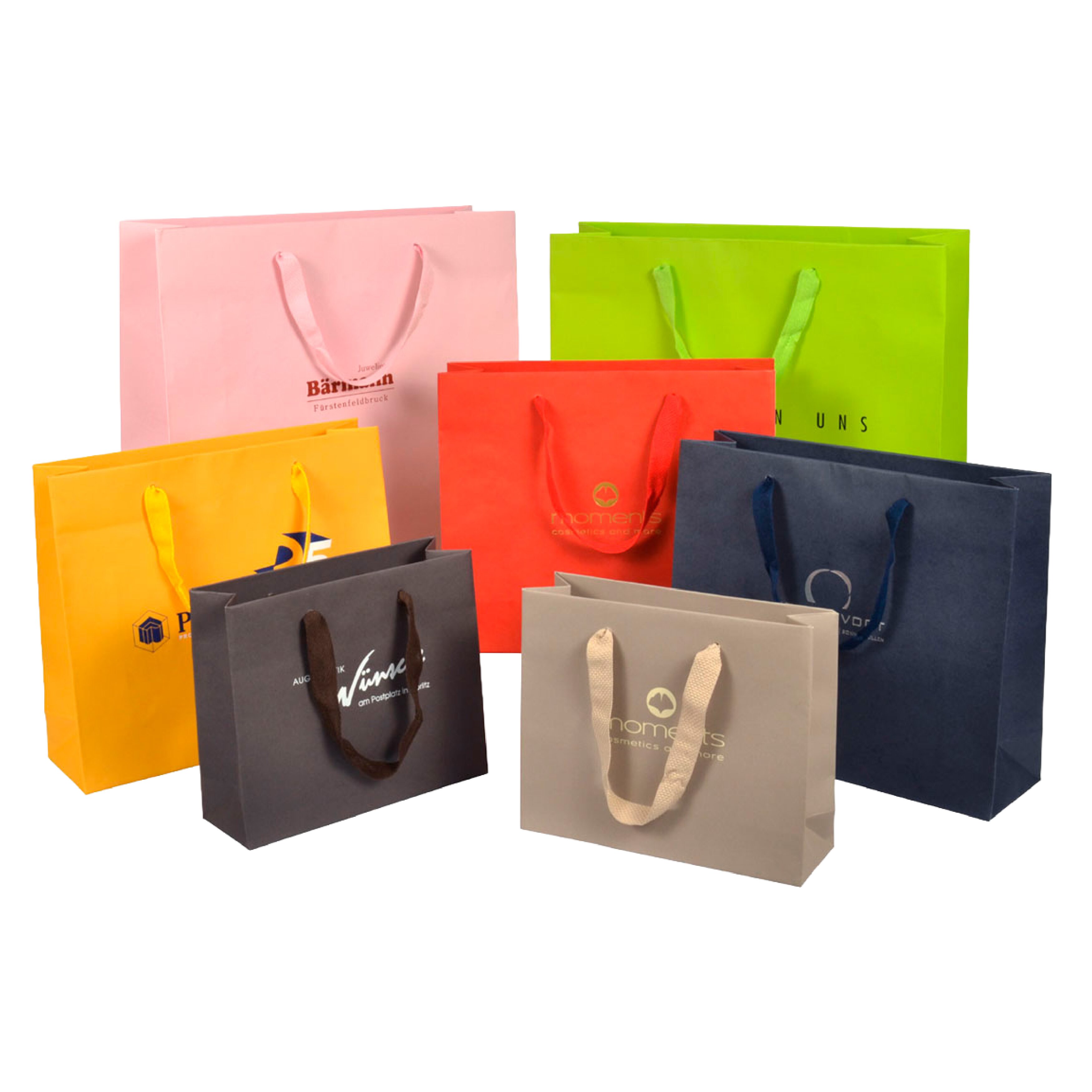 Bedruckte Tragetaschen